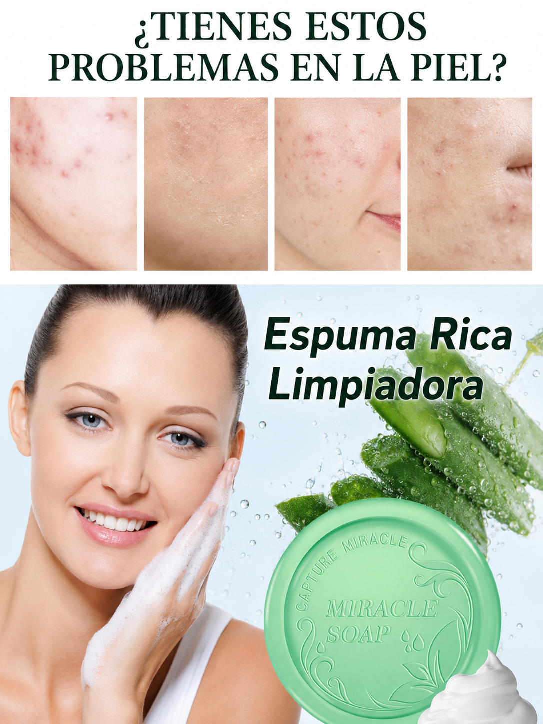 Jabón De Aloe Vera Y Ácido Hialuónico™