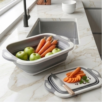 FoldChef™ | Tabla de Picar Plegable 3 en 1