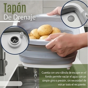 FoldChef™ | Tabla de Picar Plegable 3 en 1