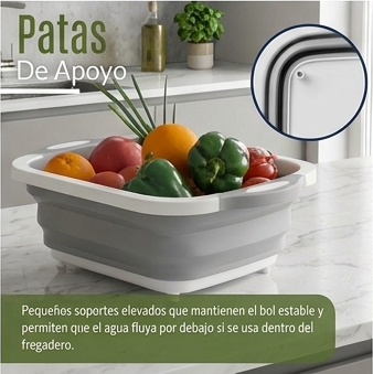 FoldChef™ | Tabla de Picar Plegable 3 en 1