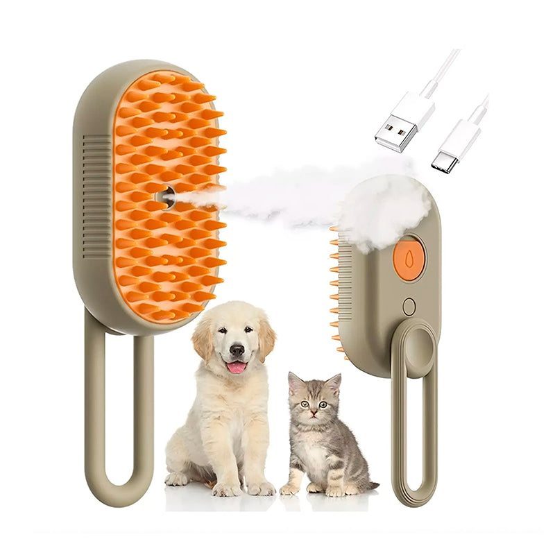 PetBrush™ Cepillo a Vapor Recargable para Mascotas