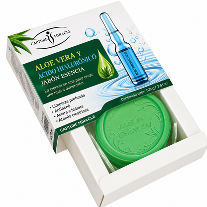 Jabón De Aloe Vera Y Ácido Hialuónico™