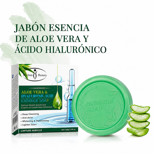 Jabón De Aloe Vera Y Ácido Hialuónico™
